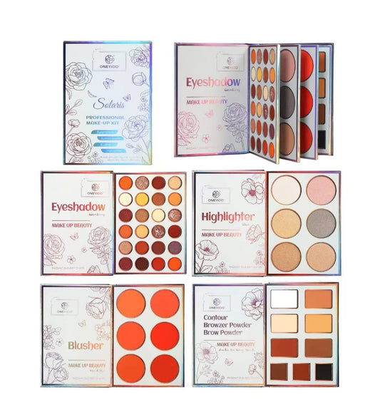 ONEYIOO Solaris 45 Color Eye & Face Palette Makeup Book AZ-206