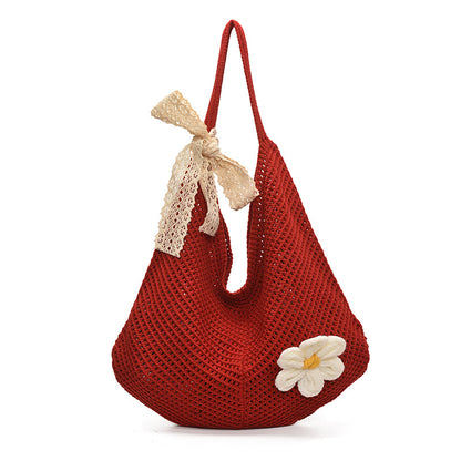 Crochet Handbag Female Large Capacity Totes Bag
