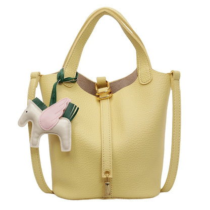 Bucket High-end Niche Tote Basket Women's Handbag