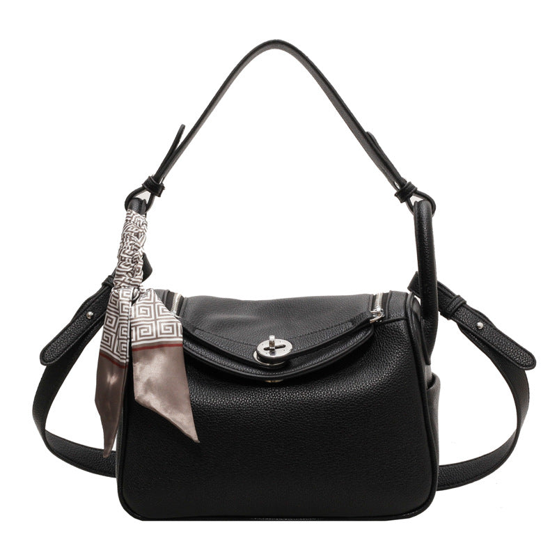 Autumn Fashion Shoulder & Crossbody With Pillow Texture Tote Gray Bag