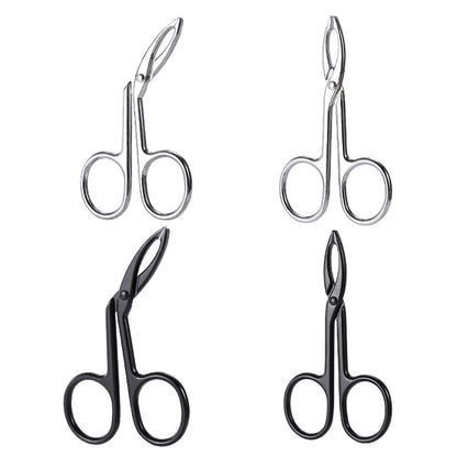 Eyebrow Tweezers With Scissor Style Handle