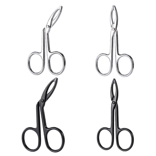 Eyebrow Tweezers With Scissor Style Handle