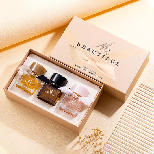Ms. Beautiful Douyin Popular Perfume Light fragrance Long-lasting Women's Perfume Set