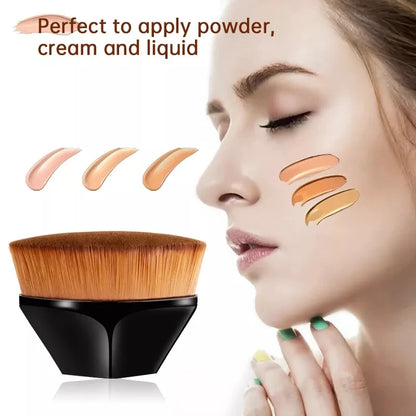 Six Corners Soft Synthetic Makeup Flawless Foundation Brush