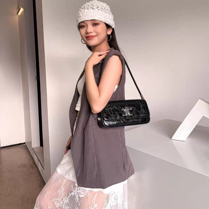 Celine Classique Triomphe Black Bag