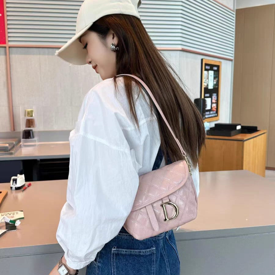 Dior Saddle Stylish Ladies Black Bag