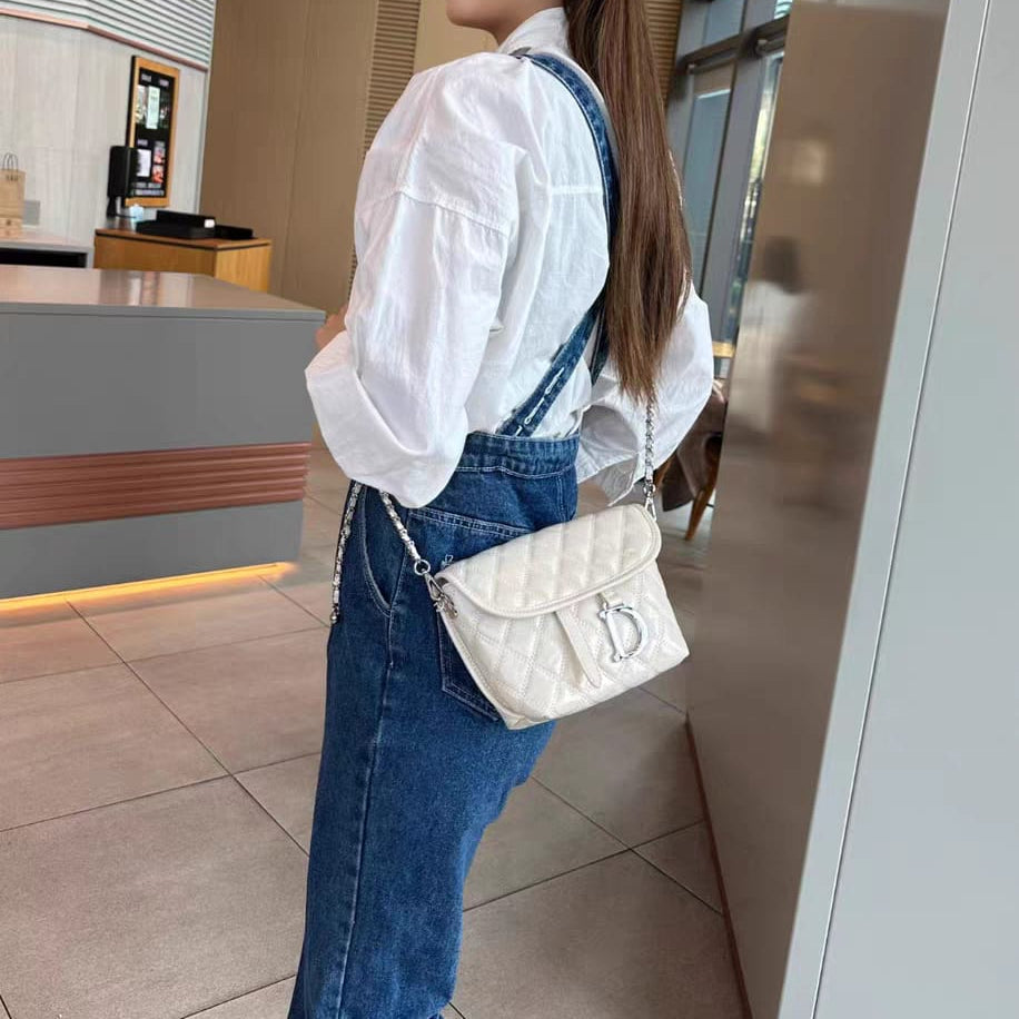 Dior Saddle Stylish Ladies Black Bag