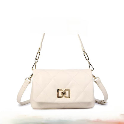 Topline Botswana Soft Quilted Crossbody Black Bag