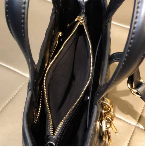 Small Toujours Latte Macrocannage Calfskin Dior Bag