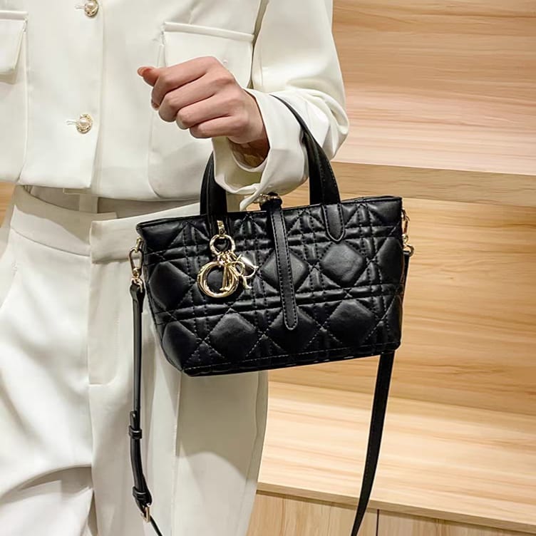 Small Toujours Latte Macrocannage Calfskin Dior Bag