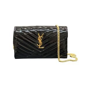 Saint Laurent Cassandre Envelope Chain Wallet Bag