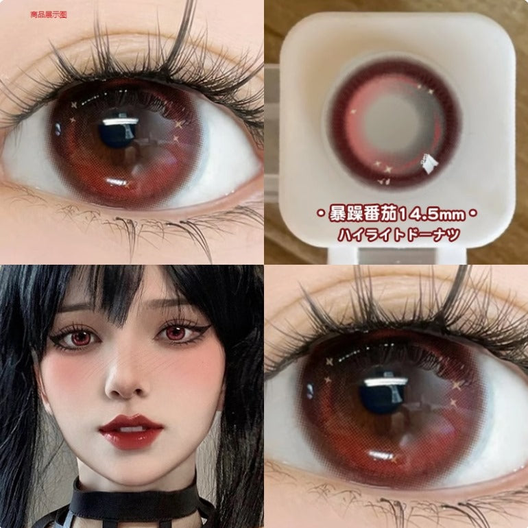 OVOLOOK GRUMPY RED E194-6 CONTACT LENS Mask Queen Nepal