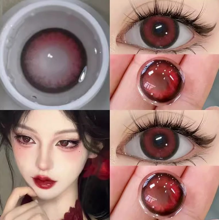 OVOLOOK GRUMPY RED E194-6 CONTACT LENS Mask Queen Nepal