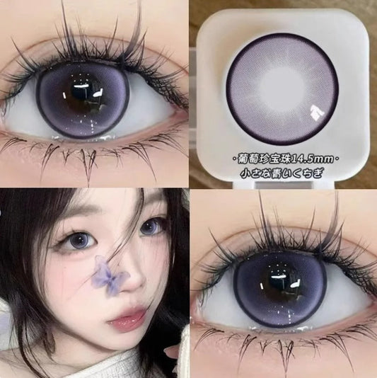 OVOLOOK GRAPE PEARL PURPLE H074-9 CONTACT LENS Mask Queen Nepal