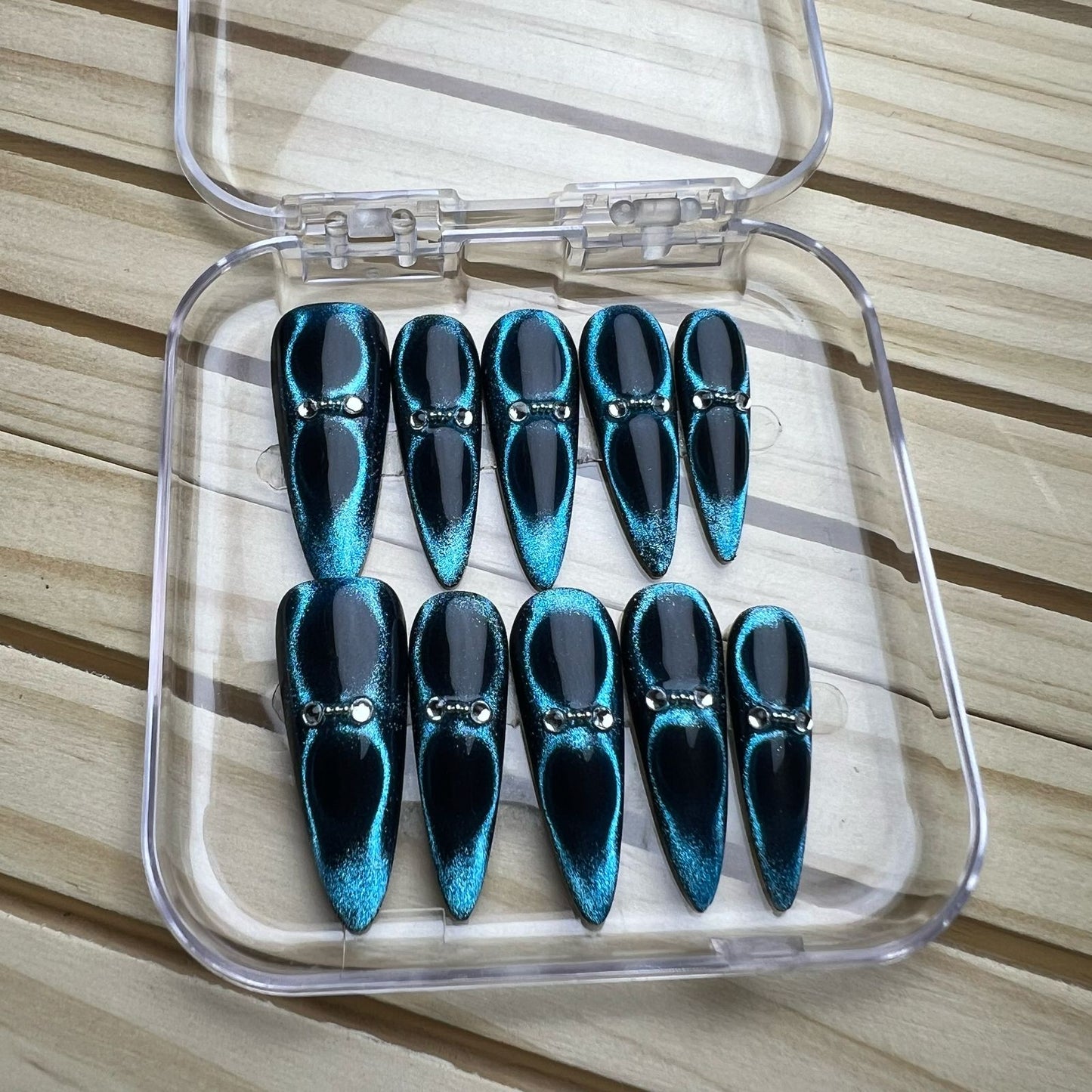 Press On Nails Long Stiletto L0283-A