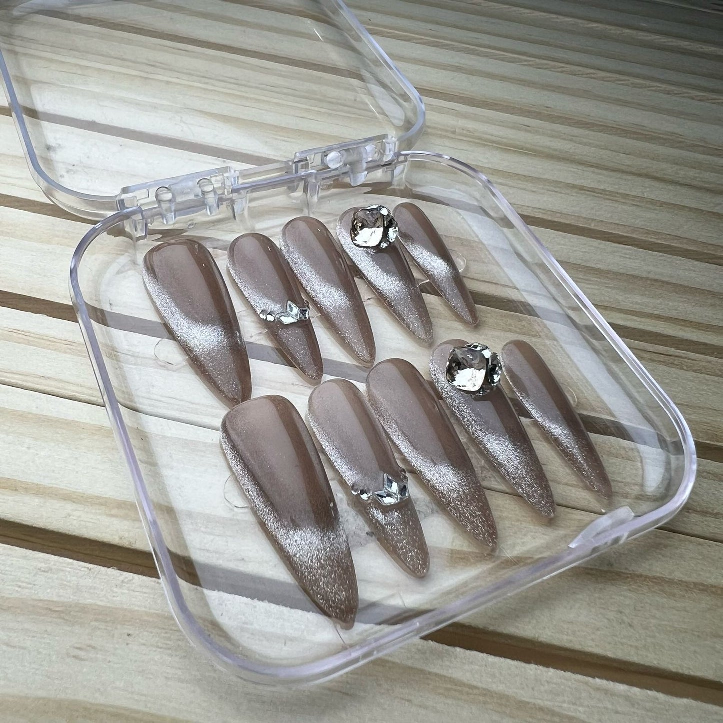 Press On Nails Long Stiletto L0292-A