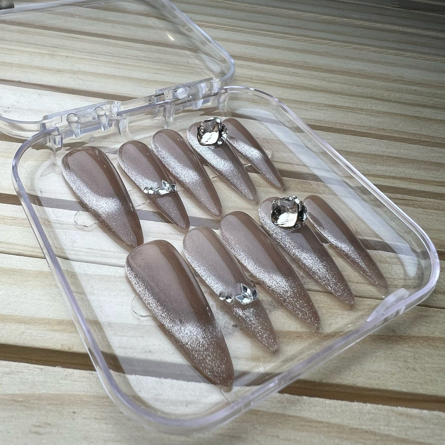 Press On Nails Long Stiletto L0292-A
