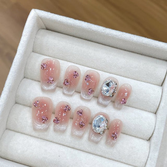 Y008 Press On Nails Short Coffin Shape