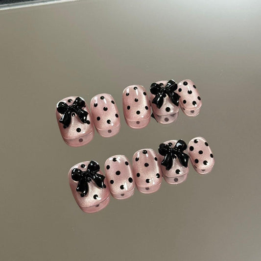 Y018 Press On Nails Round Oval Shape