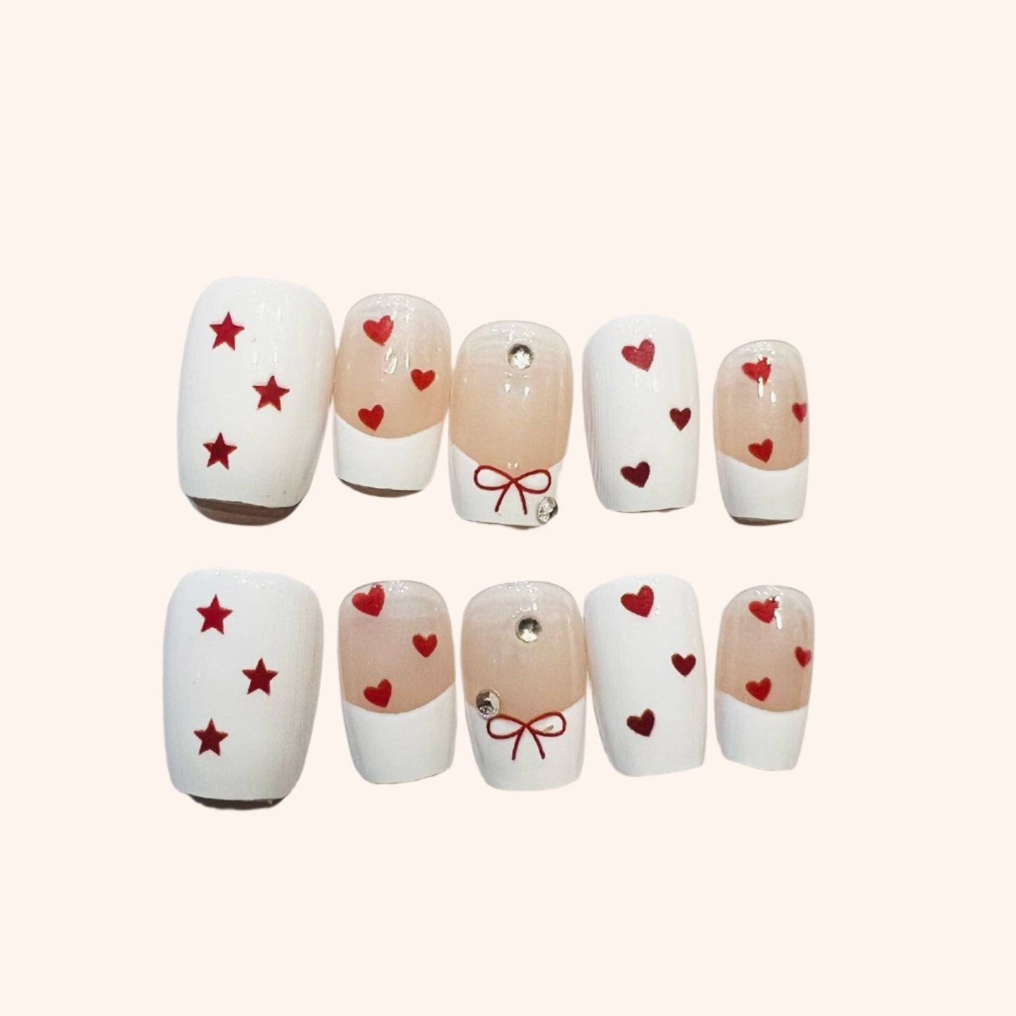 Y022 Press On Nails Square Coffin Shape