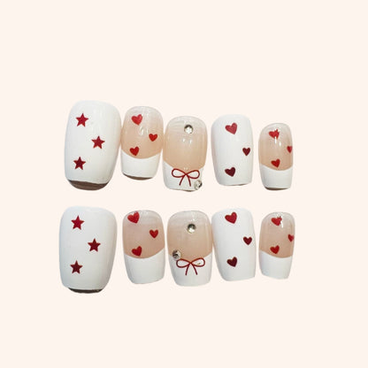 Y022 Press On Nails Square Coffin Shape