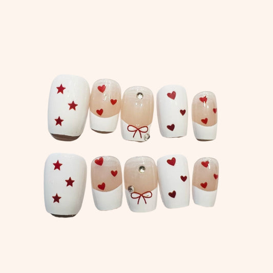 Y022 Press On Nails Square Coffin Shape