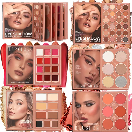 ONEYIOO Multi 57 Color Eye & Face Palette Makeup Book AZ-214
