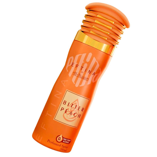 Al-Nuaim® Bitter Peach Deodorant Perfume Body Spray 200ml | Unisex Attar |