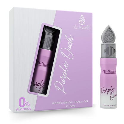 Al-Nuaim® Perfume Oil Roll On Purple Oudh 6ML | Unisex Attar |