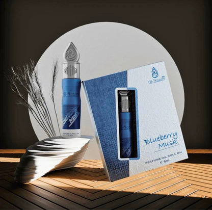 Al-Nuaim® Perfume Oil Roll On Blueberry Musk 6ML | Unisex Attar |