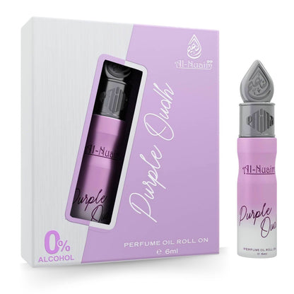 Al-Nuaim® Perfume Oil Roll On Purple Oudh 6ML | Unisex Attar |