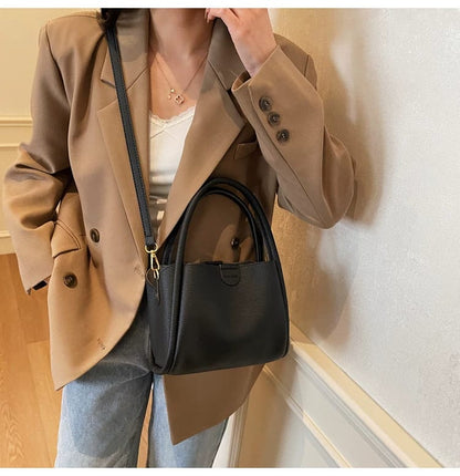 Soft Texture Bucket Girls Bag