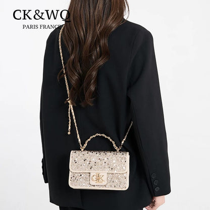 CK&WQ  Girls sequined bag