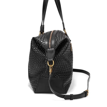 COCIO Leather Duffle Travelling HandBag For Girls