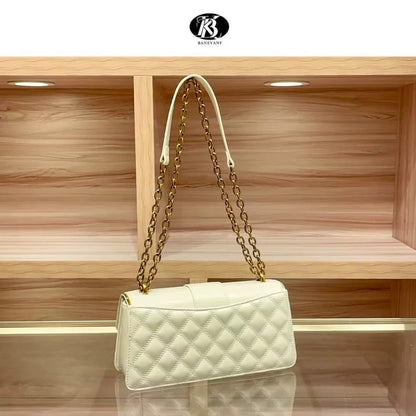 BANEVANF Trendy Summer Quilted Flap Bag