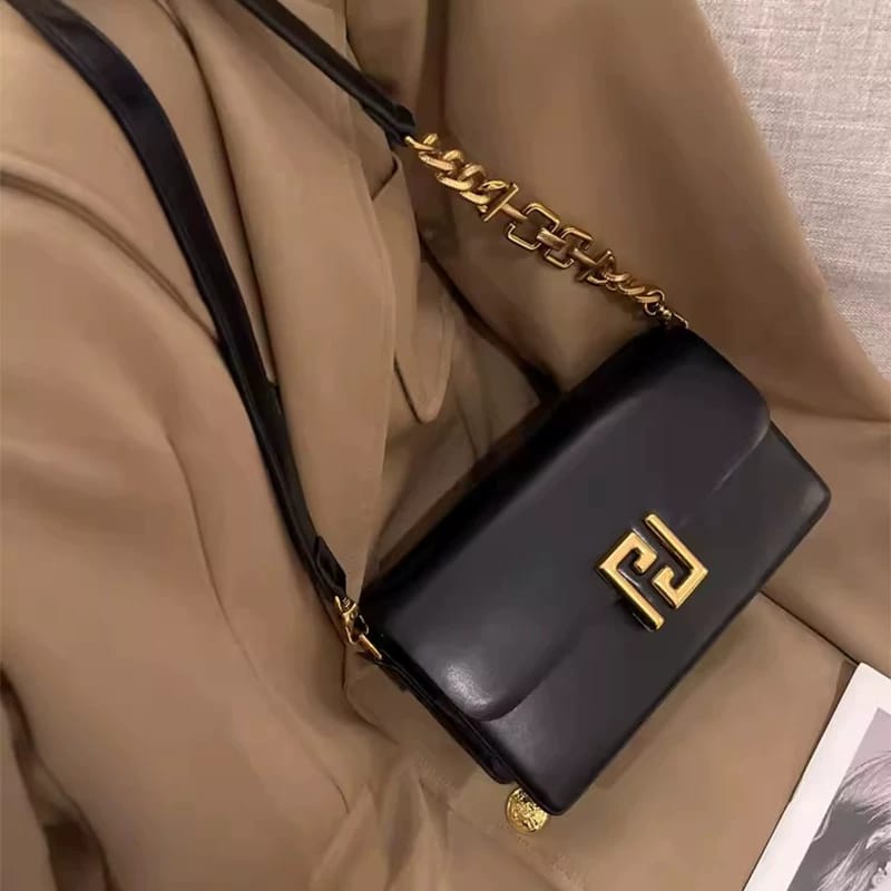 Fendi Roma Genuine Leather Chic & Structured Ladies Bag
