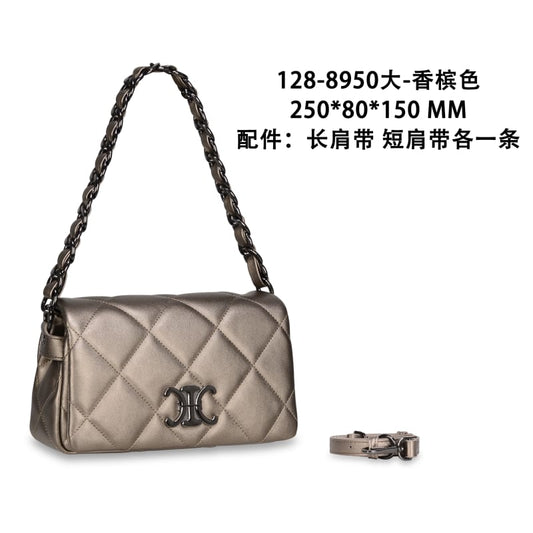 CHANEL Lambskin Woman Shoulder Crossbody Bag