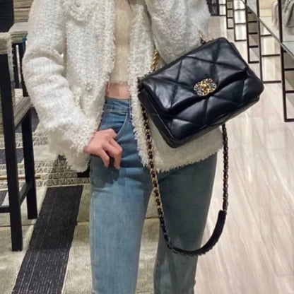 CHANEL Pre Owned Classis Flap 19 Shoulder Bag