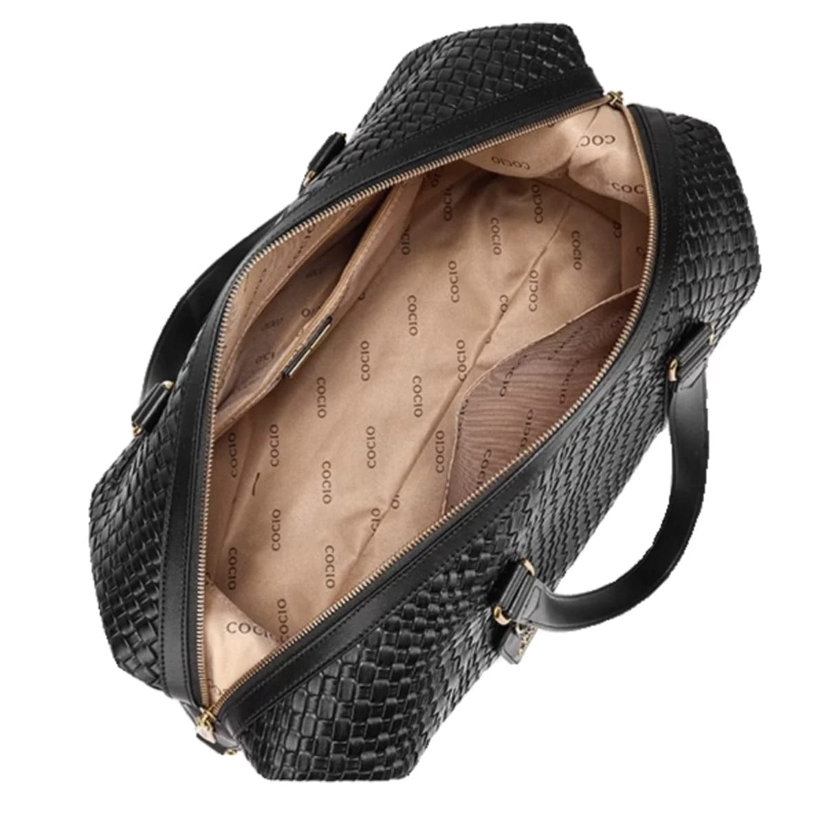 COCIO Leather Duffle Travelling HandBag For Girls