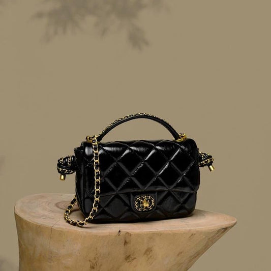 Chanel Wavy CC Hobo Mini Laddies Bag