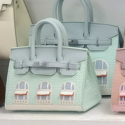 Luxury Hermes Little House Hand Bag