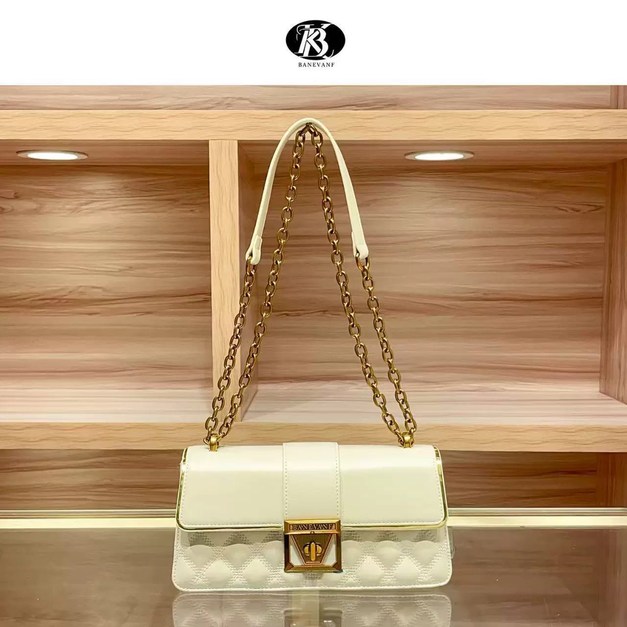 BANEVANF Trendy Summer Quilted Flap Bag