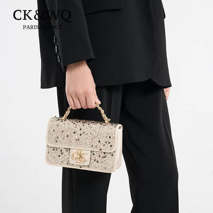 CK&WQ  Girls sequined bag