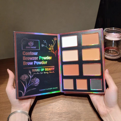 ONEYIOO Professional 55 Color Eye & Face Palette Makeup Book AZ-212