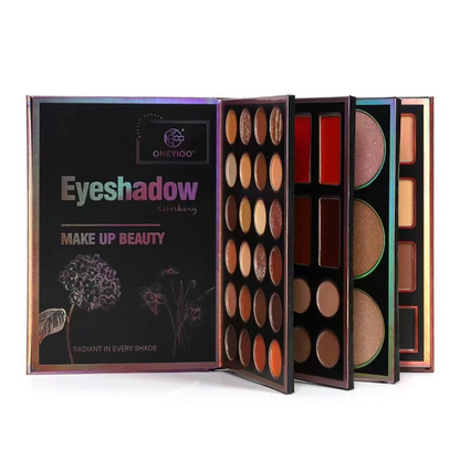 ONEYIOO Professional 55 Color Eye & Face Palette Makeup Book AZ-212