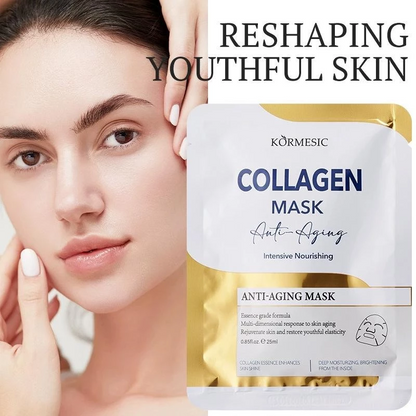 KORMESIC Collagen Facial Mask Firming Face Skin Repair Sheet Mask