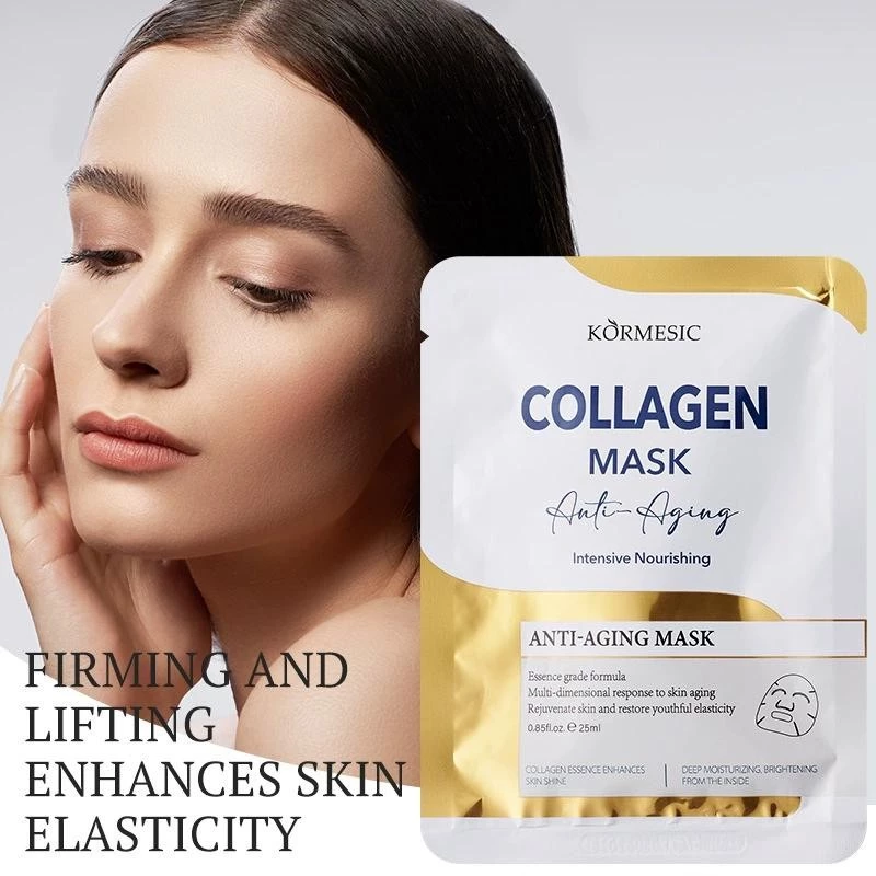 KORMESIC Collagen Facial Mask Firming Face Skin Repair Sheet Mask