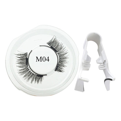 U-Shaped Magnetic False Eyelashes & Applicator Set - Mask Queen Nepal