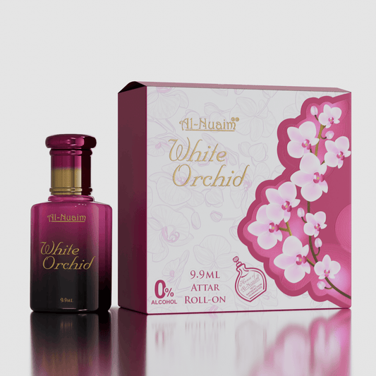 Al-Nuaim® White Orchid Non Alcoholic Attar Roll On 9.9ml | Unisex Attar |
